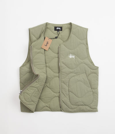 Stussy Recycled Nylon Liner Vest - Coyote