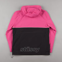 Stussy Reflective Sports Pullover Jacket - Berry thumbnail