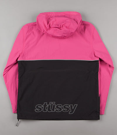 Stussy Reflective Sports Pullover Jacket - Berry