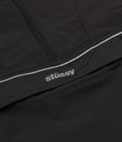 Stussy Reflective Sports Pullover Jacket - Black