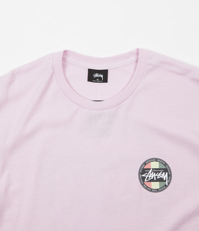 Stussy Reggae Surf Dot T-Shirt - Light Lavender