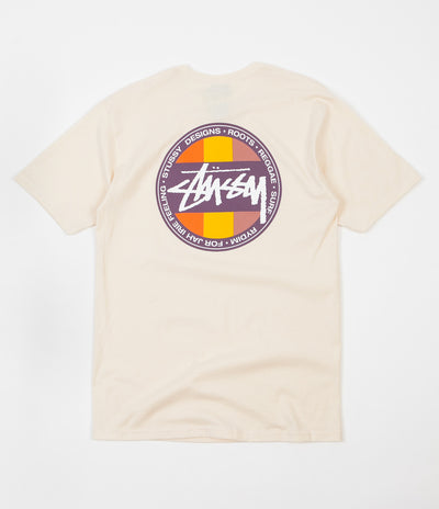 Stussy Reggae Surf Dot T-Shirt - Natural