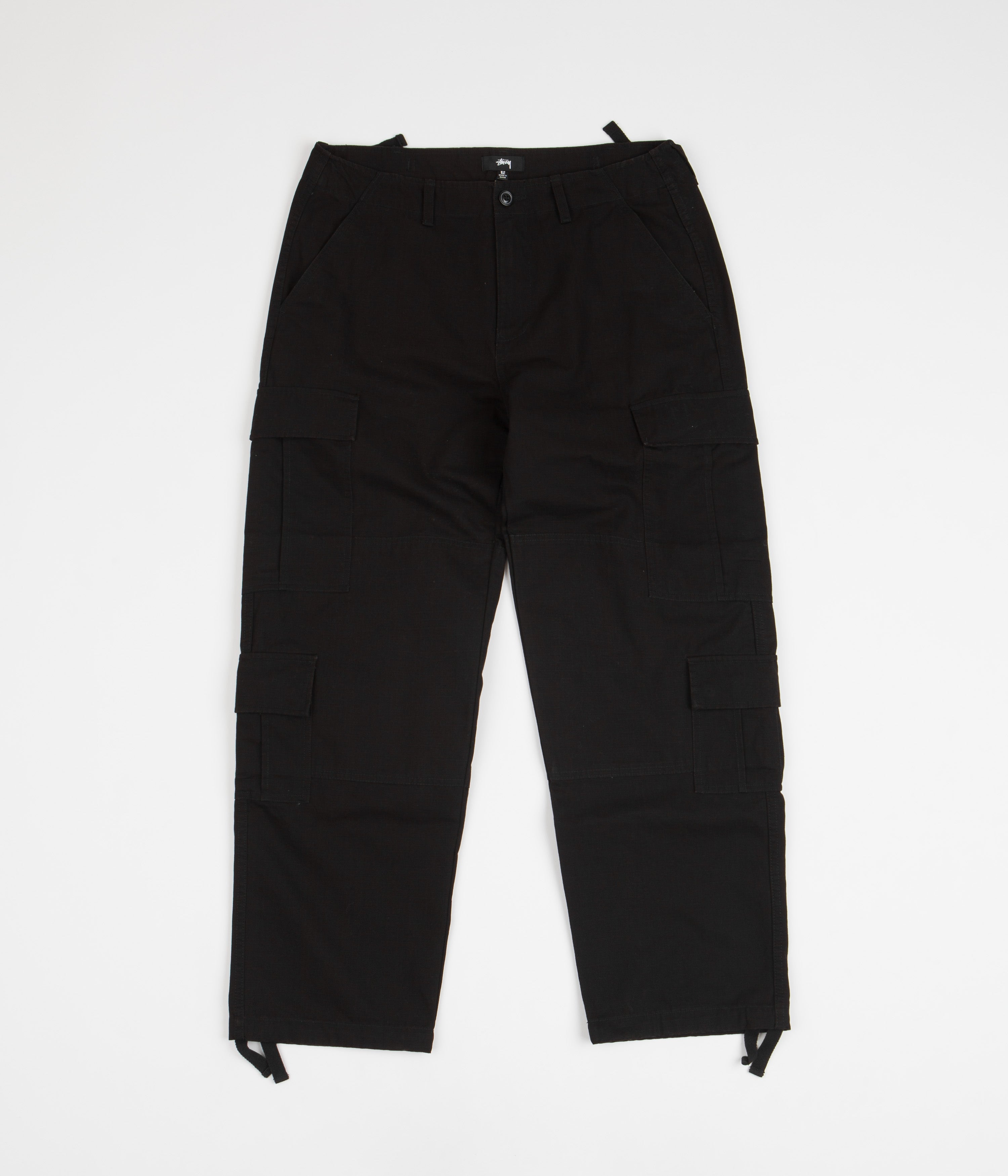 【2025年】エレガントファッションを上品に着 Stussy Ripstop Flatspot | Black - Pants Cargo Surplus パンツ