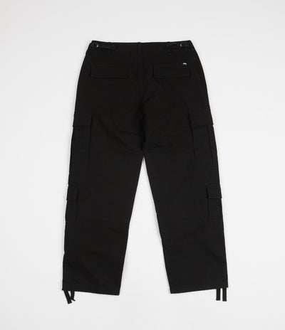 Stussy Ripstop Surplus Cargo Pants in Black