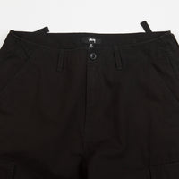 Stussy Ripstop Surplus Cargo Pants in Black thumbnail