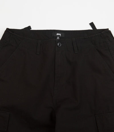 Stussy Ripstop Surplus Cargo Pants in Black