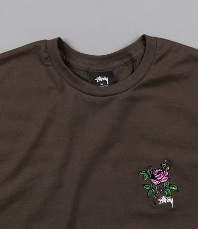 Stussy Rose T-Shirt - Charcoal
