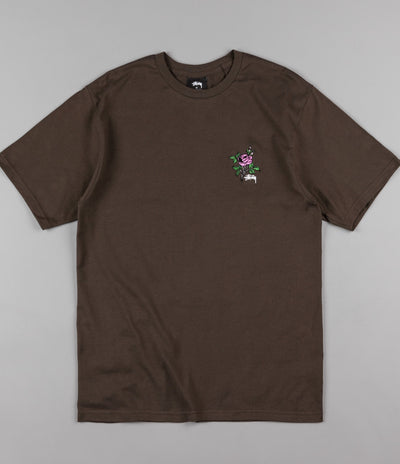 Stussy Rose T-Shirt - Charcoal