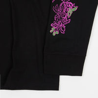 Stussy Rosebud Long Sleeve T-Shirt - Black thumbnail