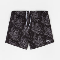 Stussy Roses Water Shorts - Black thumbnail