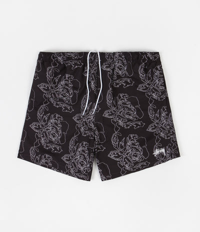 Stussy Roses Water Shorts - Black