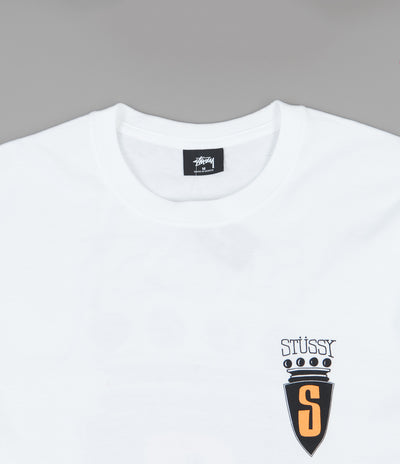 Stussy S Crest T-Shirt - White