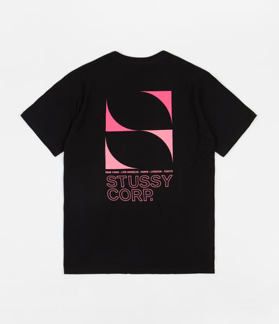 Stussy S Square T-Shirt - Black