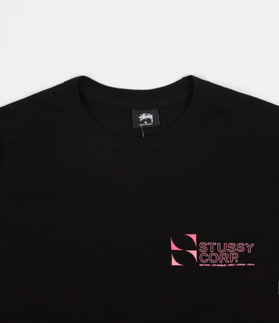 Stussy S Square T-Shirt - Black