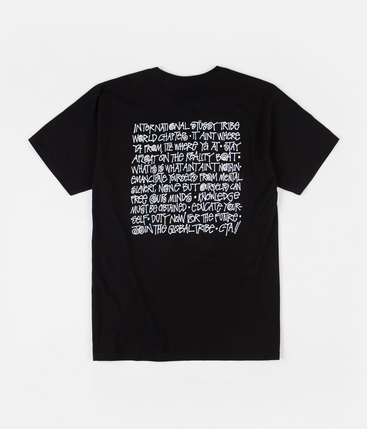 Stussy Say It Loud T-Shirt - Black | Flatspot