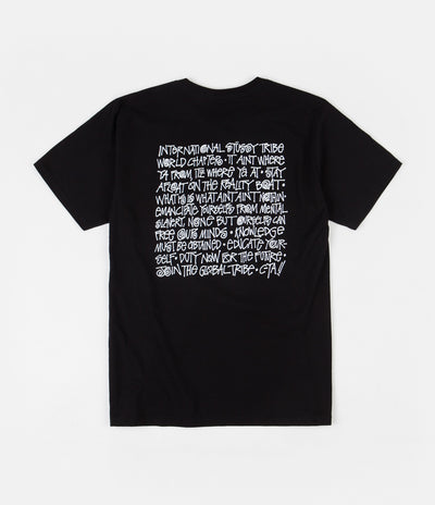 Stussy Say It Loud T-Shirt - Black