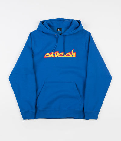 Stussy Script Applique Hoodie - Blue