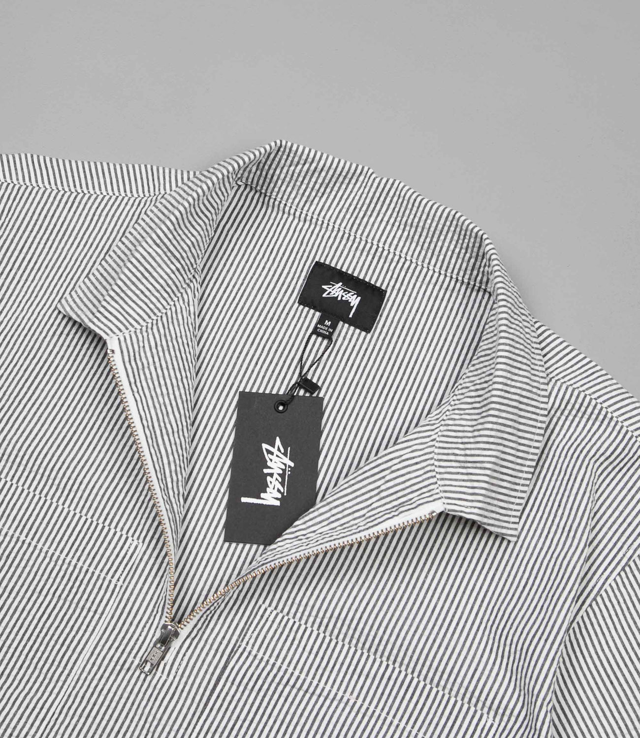 stussy seersucker shirt