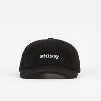 Stussy Sherpa Fleece Low Pro Cap - Black thumbnail
