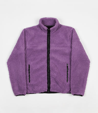 Stussy Sherpa Mockneck Sweatshirt - Purple