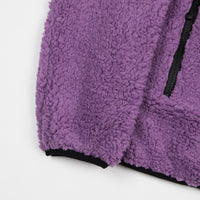 Stussy Sherpa Mockneck Sweatshirt - Purple thumbnail