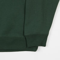 Stussy Smooth Stock Applique Crewneck Sweatshirt - Dark