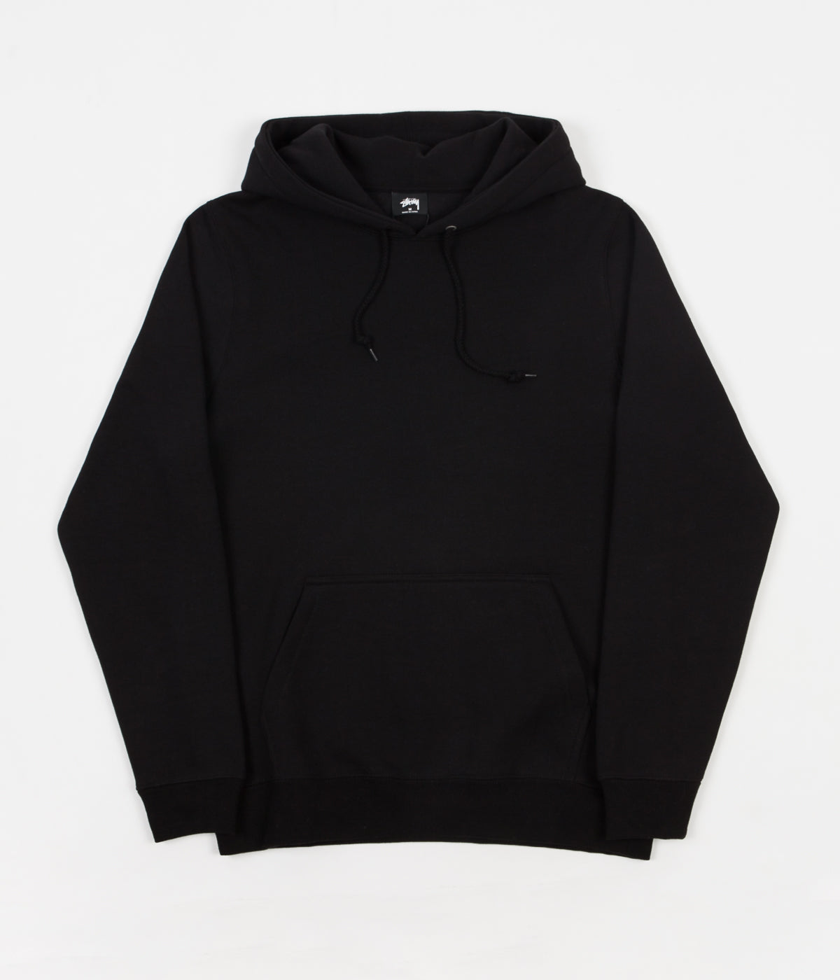 Stussy Smooth Stock Applique Hoodie - Black | Flatspot