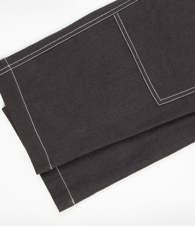 Stussy Solid Linen Work Pants - Charcoal