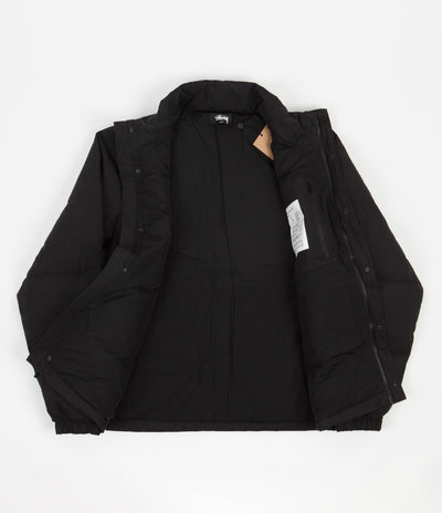 Stussy Solid Puffer Jacket - Black | Flatspot