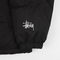 Stussy Solid Puffer Jacket - Black thumbnail