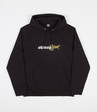 Stussy Sport Applique Hoodie - black cars sweatshirt - Cheap Apgs 