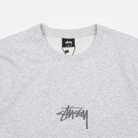 Stussy Stock Applique Crewneck Sweatshirt - Grey Heather thumbnail