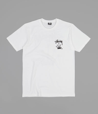 Stussy Stock Crown T-Shirt - White | Flatspot