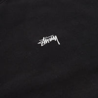 Stussy Stock Logo Crewneck Sweatshirt - Black thumbnail