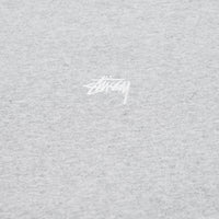 Stussy Stock Logo Long Sleeve T-Shirt - Grey Heather B12B thumbnail