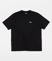 Stussy Stock Logo T-Shirt - Black