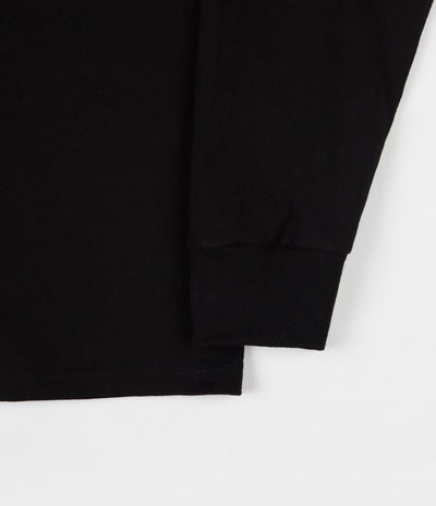 Stussy Stock Long Sleeve T-Shirt - Black