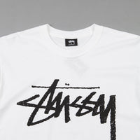 Stussy Stock Long Sleeve T-Shirt - White thumbnail