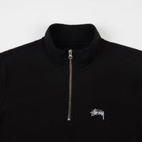 Stussy Stock Mockneck Fleece - Black thumbnail