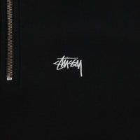Stussy Stock Mockneck Fleece - Black thumbnail