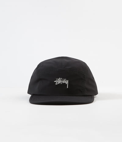 Stussy Stock Nylon Ripstop Camp Cap - Black