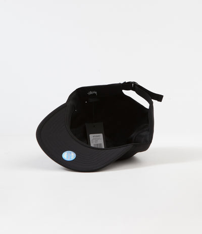 Stussy Stock Nylon Ripstop Camp Cap - Black