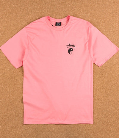Stussy Stock Yin Yang T-Shirt - Rose