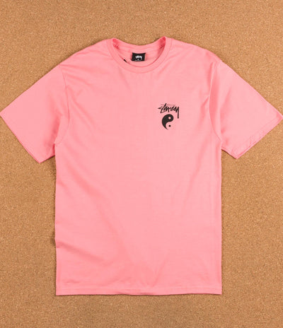 Stussy Stock Yin Yang T-Shirt - Rose