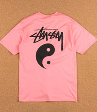 Stussy Stock Yin Yang T-Shirt - Rose