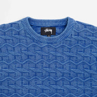 Stussy Strand Crewneck Sweatshirt - Blue thumbnail