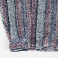 Stussy Stripe Sherpa Shirt - Blue thumbnail