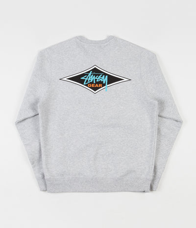 Stussy Stussy Gear Crewneck Sweatshirt - Ash Heather