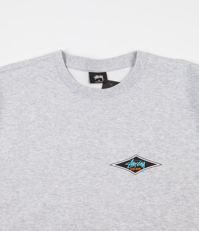 Stussy Stussy Gear Crewneck Sweatshirt - Ash Heather