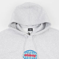 Stussy Stussy Global Applique Hoodie - Ash Heather thumbnail